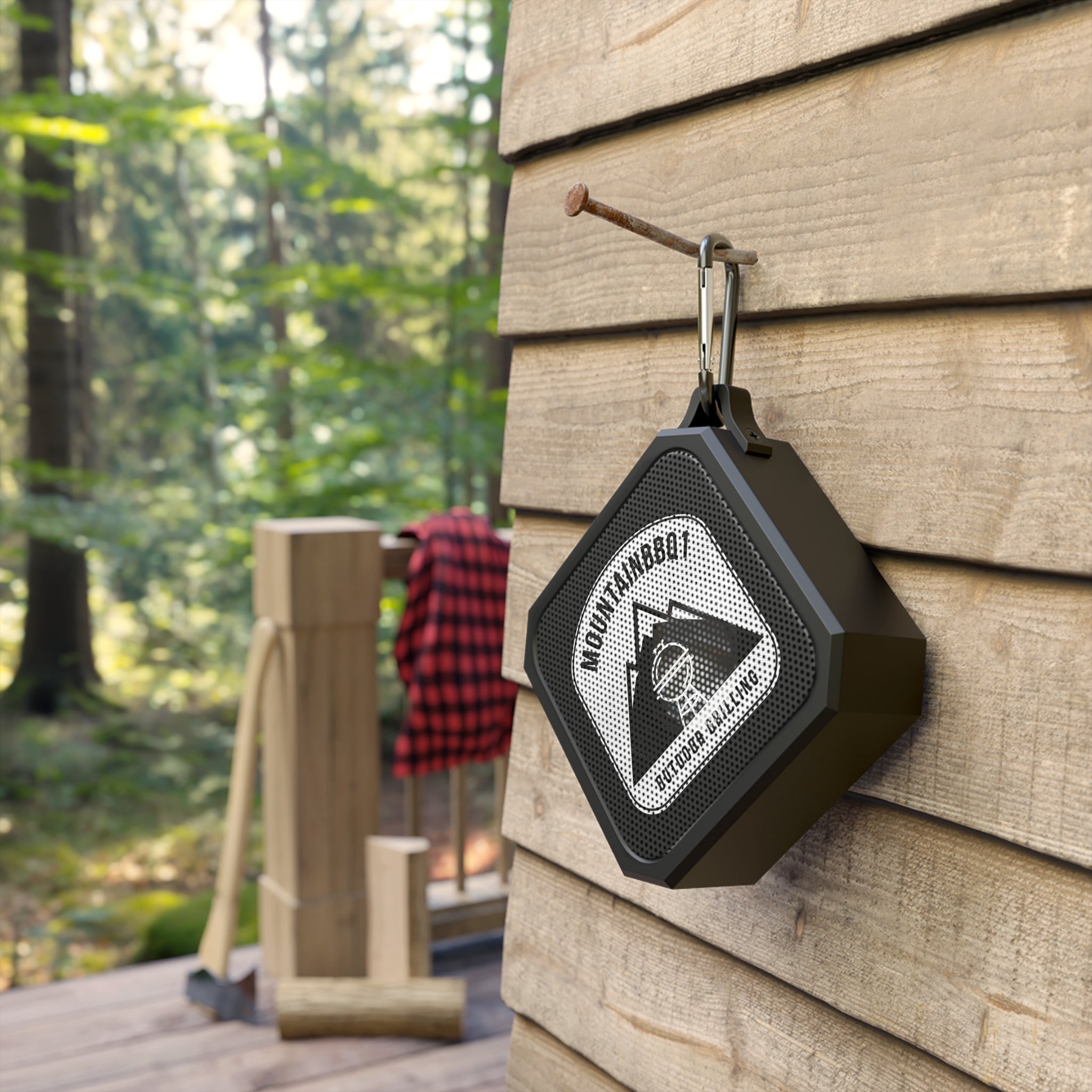 Outdoor Bluetooth Speaker — 'Mountain BBQ' Portable Water-Resistant Speaker for Camping & Grilling